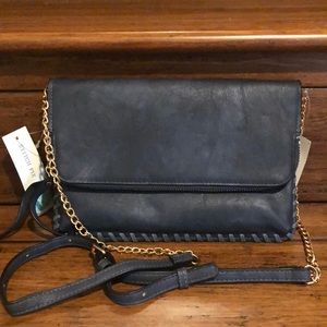 Urban Expressions Whipstitch Trim Crossbody Bag (NEW WITH TAGS)!!